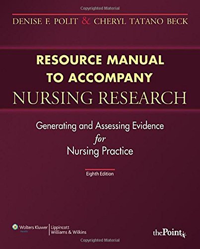 Student Resource Manual with Toolkit to Accompany Nursing Research Cover