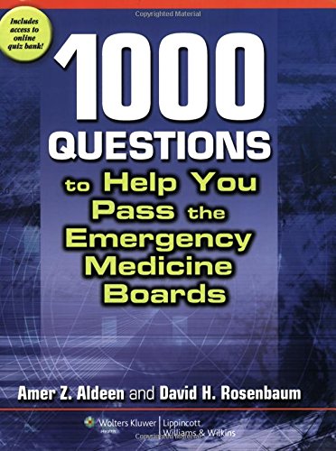 1,000 Questions to Help You Pass the Emergency Medicine Boards Cover