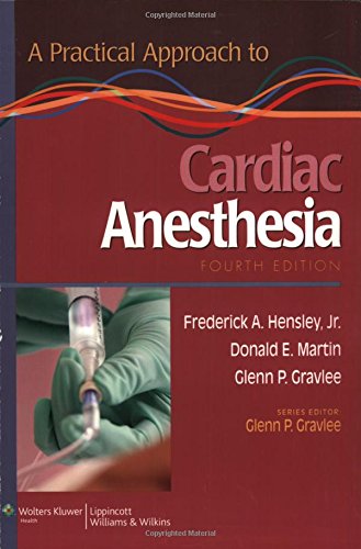 A practical approach to cardiac anesthesia Cover