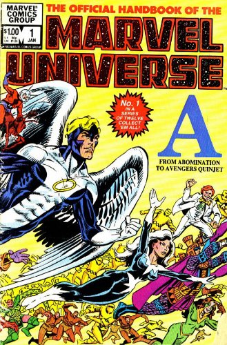 Essential Official Handbook Of The Marvel Universe Volume 1 TPB (Essential) Cover