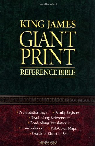 King James Giant Print Reference Bible Cover