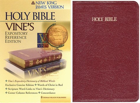 Vine's Expository Reference Edition, Holy Bible (New King James Version) Cover