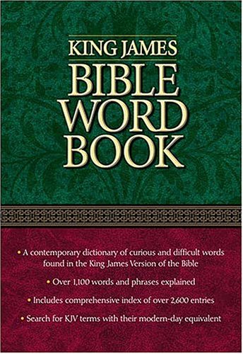 King James Bible word book Cover