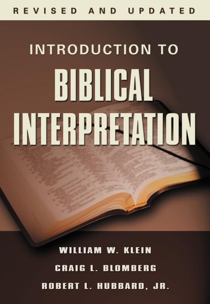 Introduction to Biblical Interpretation Cover
