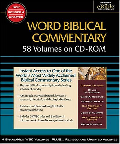 Word Biblical Commentary CD-ROM Cover