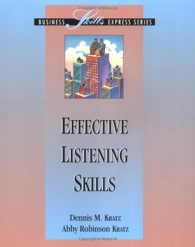 Effective listening skills Cover
