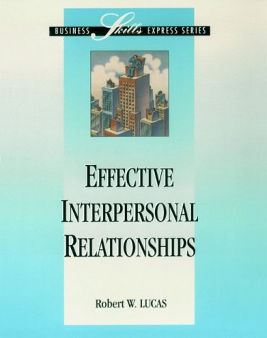 Effective interpersonal relationships Cover