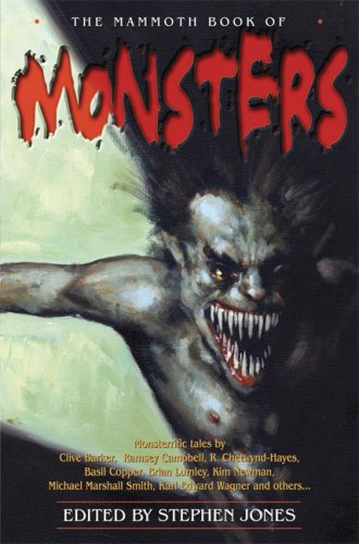 The mammoth book of monsters Cover