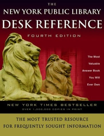 The New York Public Library Desk Reference Cover