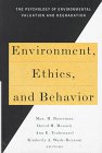 Environment, ethics, and behavior Cover