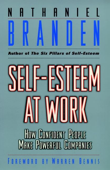 Self-esteem at work Cover