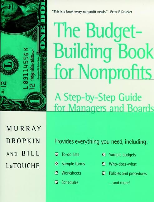 The budget-building book for nonprofits Cover