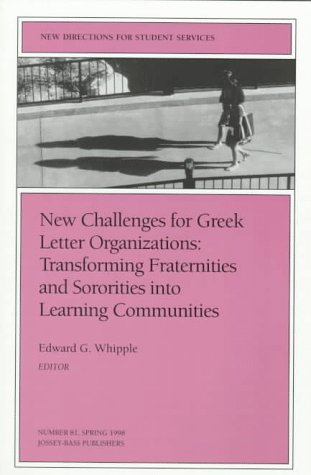 New Challenges for Greek Letter Organizations Cover