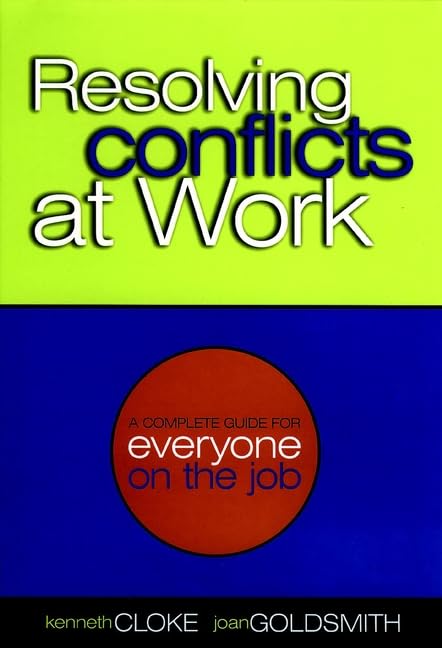 Resolving Conflicts At Work  Cover