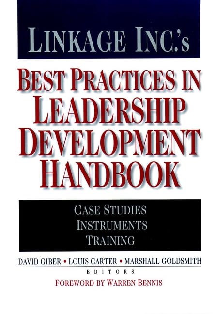 Linkage Inc.'s best practices in leadership development handbook Cover