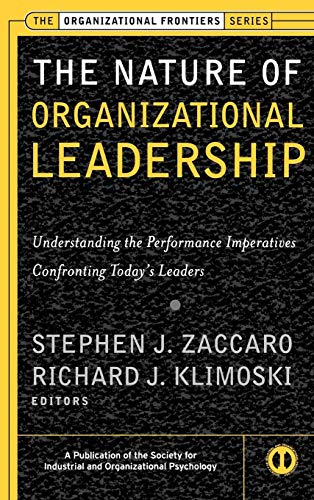 The nature of organizational leadership Cover