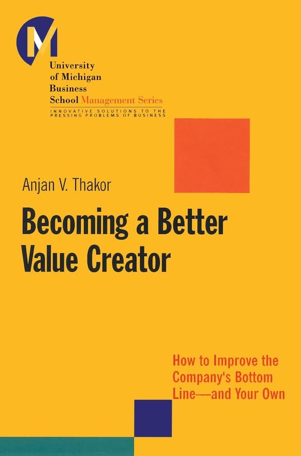 Becoming a better value creator Cover