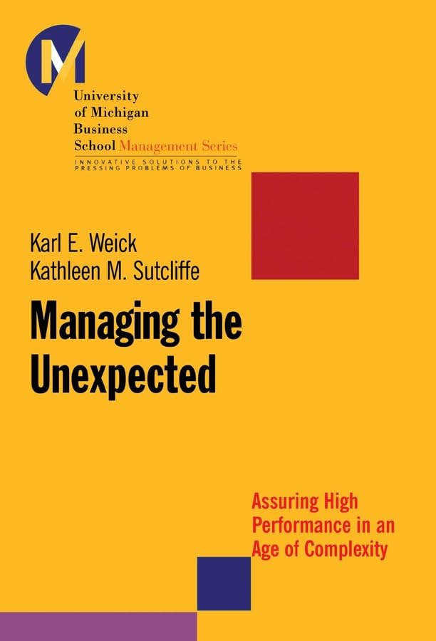 Managing the unexpected Cover