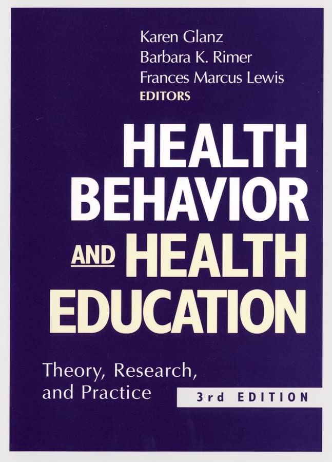Health behavior and health education Cover