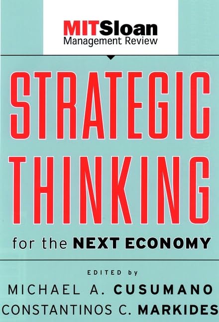 Strategic thinking for the next economy Cover