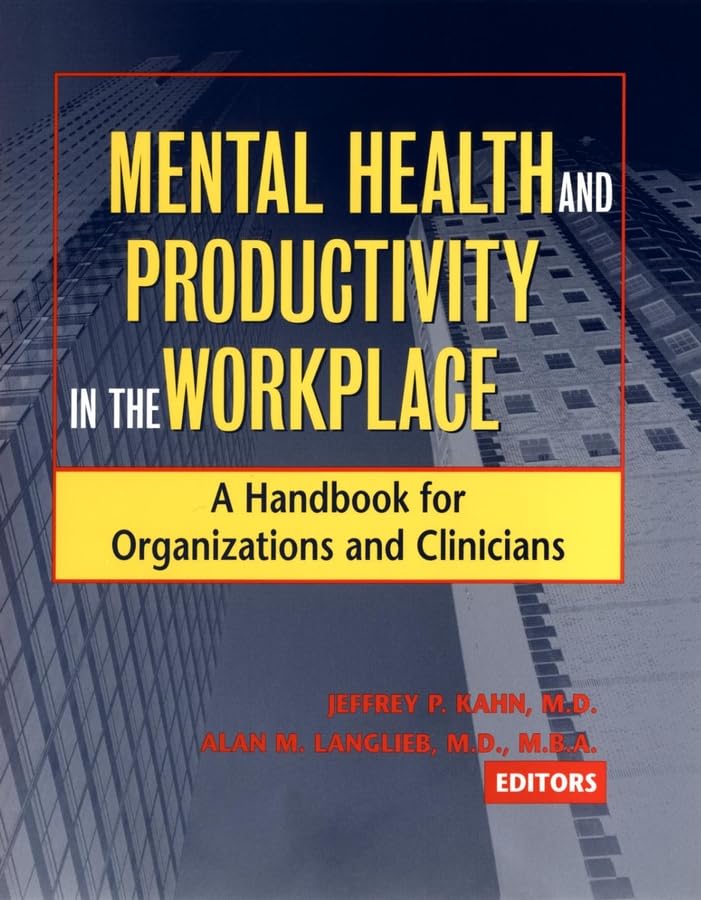 Mental health and productivity in the workplace Cover