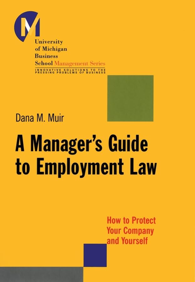 A manager's guide to employment law Cover