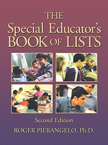 The special educator's book of lists Cover