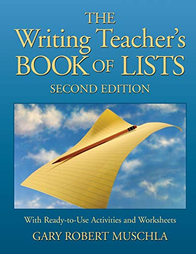 The writing teacher's book of lists Cover