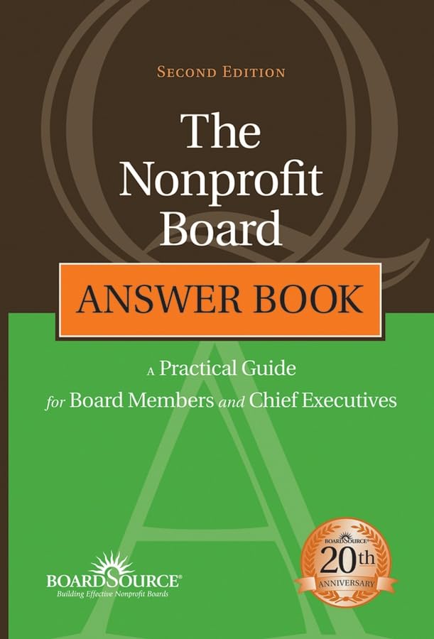 The Nonprofit Board Answer Book Cover