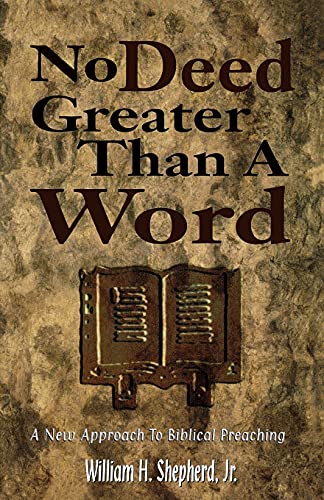 No deed greater than a word Cover