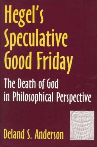 Hegel's speculative Good Friday Cover