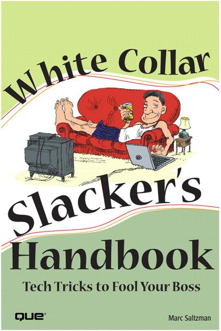White collar slacker's handbook Cover