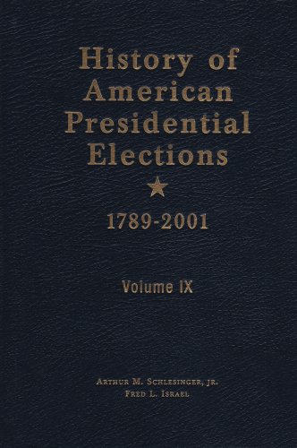 History of American presidential elections, 1789-2001 Cover