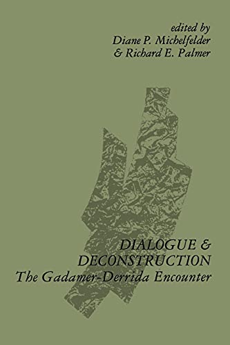 Dialogue and deconstruction Cover