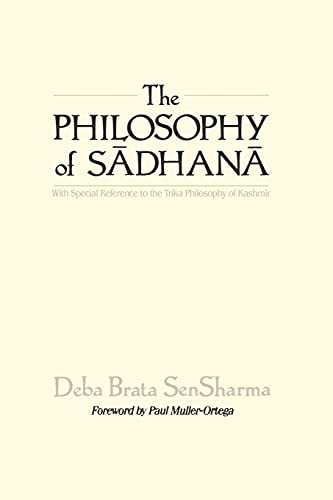 The philosophy of sādhanā Cover