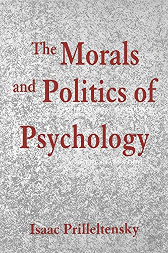 The morals and politics of psychology Cover
