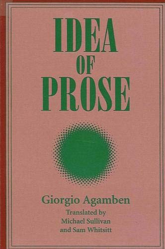 Idea of prose Cover