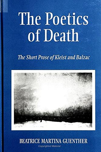 The poetics of death Cover