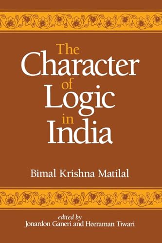 The character of logic in India Cover