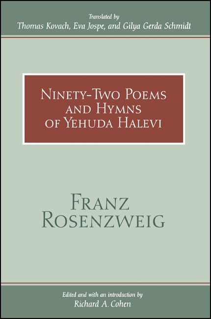 Ninety-two poems and hymns of Yehuda Halevi Cover