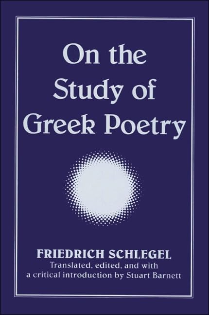 On the study of Greek poetry Cover