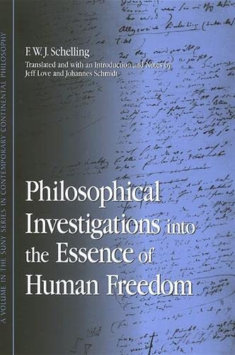 Philosophical investigations into the essence of human freedom Cover