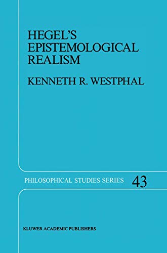 Hegel's epistemological realism Cover