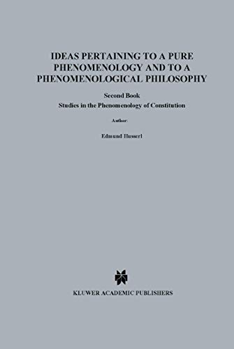 Ideas Pertaining to a Pure Phenomenology and to a Phenomenological Philosophy Cover