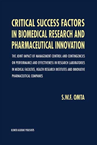 Critical Success Factors in Biomedical Research and Pharmaceutical Innovation Cover