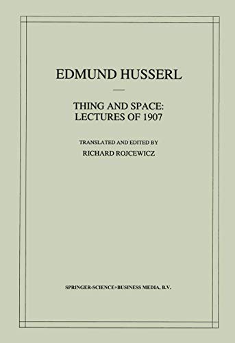 Thing and space Cover
