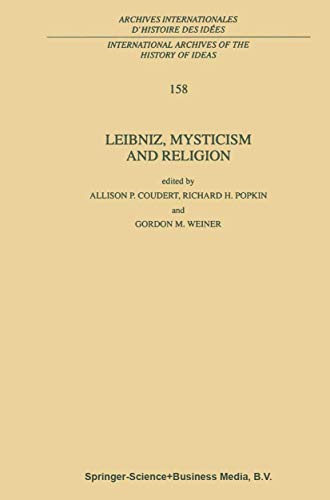 Leibniz, mysticism, and religion Cover