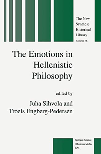The emotions in Hellenistic philosophy Cover