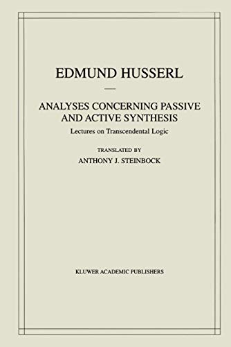 Analyses Concerning Passive and Active Synthesis Cover