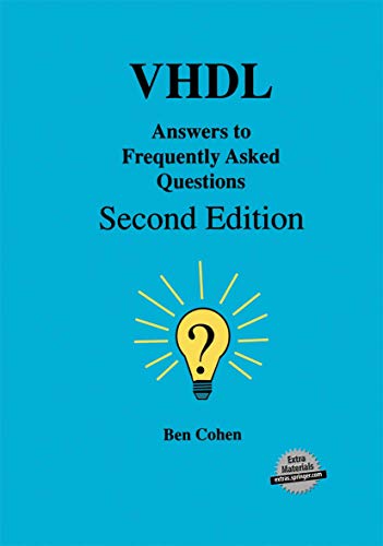 VHDL answers to frequently asked questions Cover